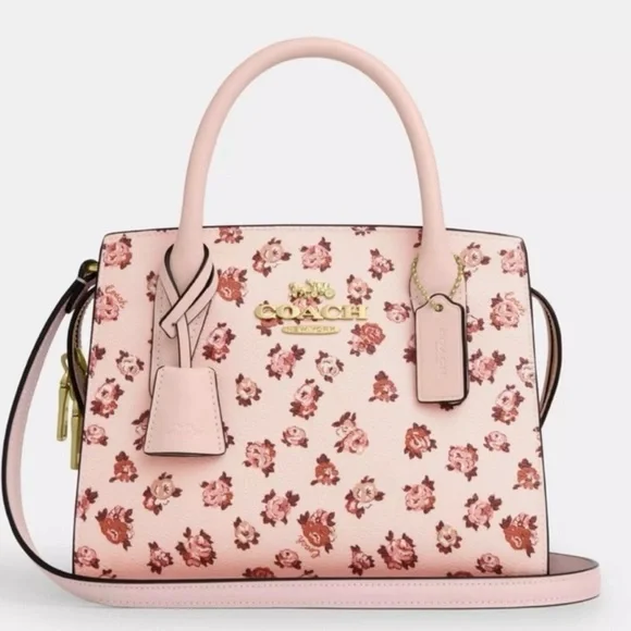 NOT FOR SALE COACH Andrea Carryall Bag With Rose Print - Picture 3 of 7